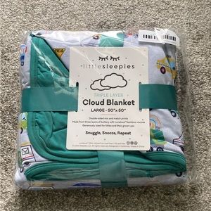 Little sleepies community cars blanket